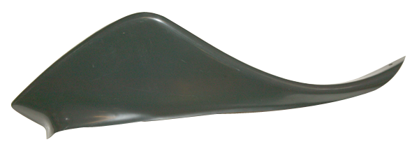 WF77RHF - RH front wheel well spoiler for 1970-1978 models. Reproduction.